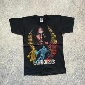 Tornado Activewear Tnd Legend Black T-Shirt Jersey Sz S Michael Jordan